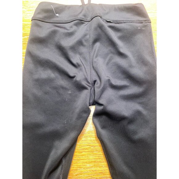 Adidas Black Climacool Performance Tights With Reflective Stripe & Zip Pocket - - Picture 2 of 4